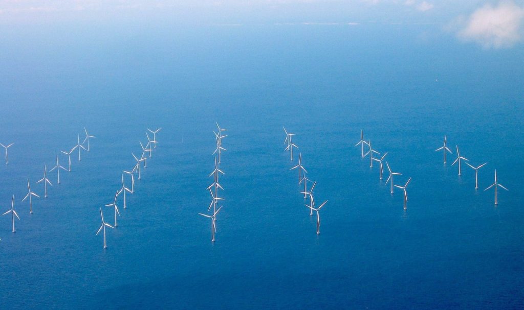 un champ éolien offshore en passe d’être construit sur les côtes norvégiennes